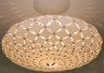 Adamlamp geometry apet white lattice ellipse shape ceiling pendant light lobby decoration light ISmile Dental Clinic Budapest 