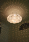 Adamlamp geometry apet white lattice ellipse shape ceiling pendant light lobby decoration light ISmile Dental Clinic Budapest 
