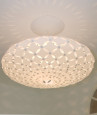 Adamlamp geometry apet white lattice ellipse shape ceiling pendant light lobby decoration light ISmile Dental Clinic Budapest 