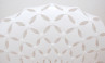Adamlamp geometry apet white lattice ellipse shape ceiling pendant light lobby decoration light ISmile Dental Clinic Budapest 