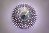 The RGB LED mood light displays colorful video effects.The lamp is made using 240pcs Digital RGB LED Pixel modules. 