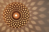 Bamboo Light Hexagonal Ellipse 75, ekologisk pendellampa i bambu, för moderna hem