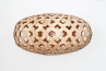 Bamboo Light Hexagonal Ellipse 75, hållbar bambulampa, perfekt för inredning