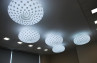 Adamlamp geometry spherical round ceiling light office Merck Hungary Budapest