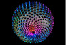 adamlamp led large orb half sphere light 100 cm diameter guru Allee