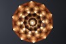 Adamlamp Sun Chandelier Copper 100, Inside, bottom view, 