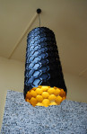 Adamlamp Custom Geometry Lights Yiddishe Mamma Mia Restaurant  